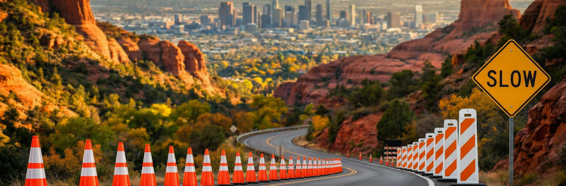 Traffic Cones for Public Works Road Crews