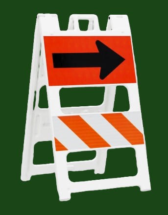 Type 1 Plastic Road Construction Barricade